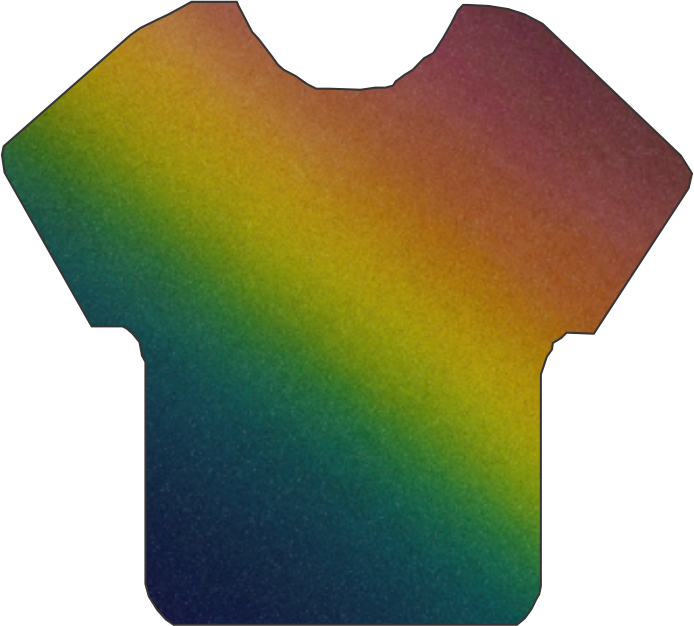 Rainbow Black Reflective